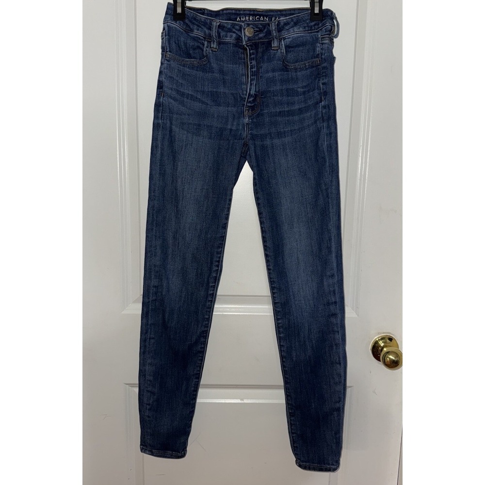American‎ Eagle Jeans  Size 6 Long High Rise Jeggings